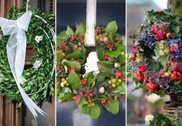 Craft a Christmas Wreath with Natural Plants