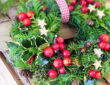 Natural Christmas Door Wreaths for Your Outdoor Space