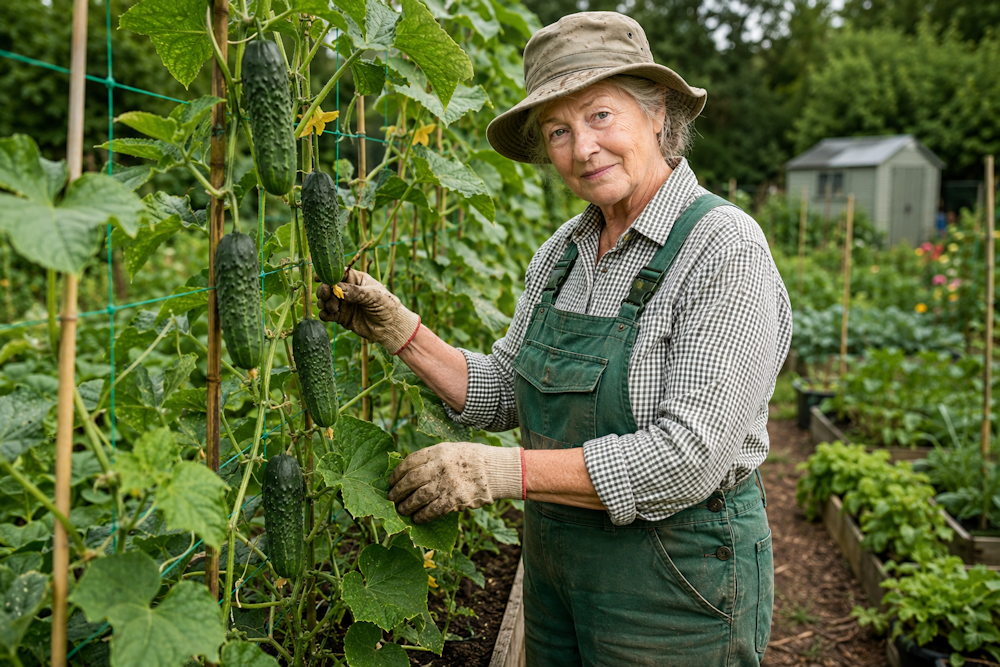 Cucumbers Were Not Born to Crawl – Give Them Something to Climb