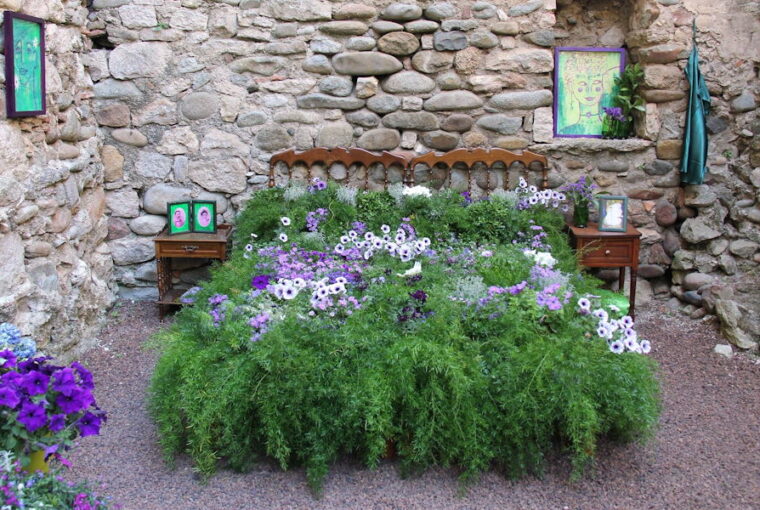 When a Flower Bed Becomes an Actual Bed