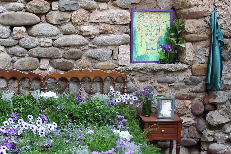 When a Flower Bed Becomes an Actual Bed