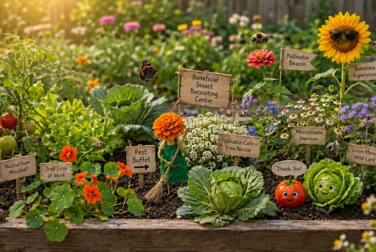 9 Flowers to Plant Among Your Vegetables in May