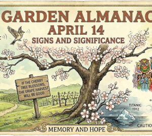 Garden Almanac for April 14