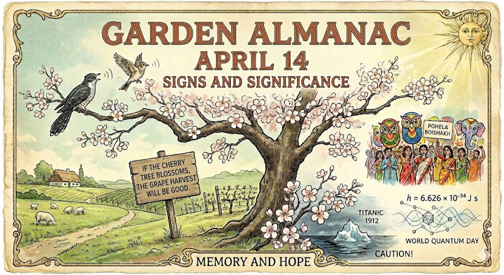 Garden Almanac for April 14