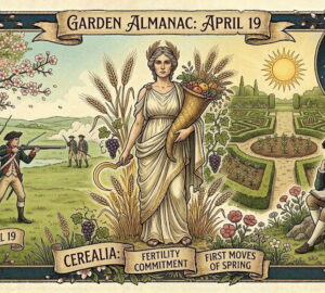 Garden Almanac for April 19