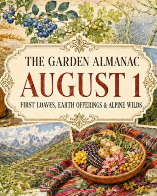 Garden Almanac for August 1