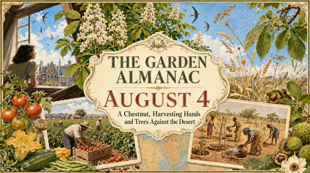 Garden Almanac for August 4