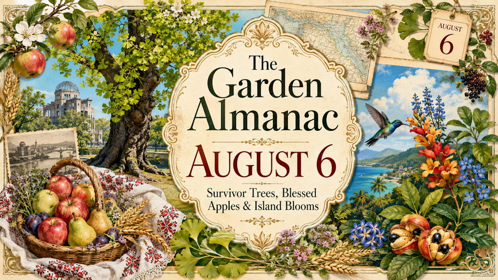 Garden Almanac for August 6