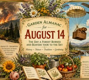 Garden Almanac for August 14