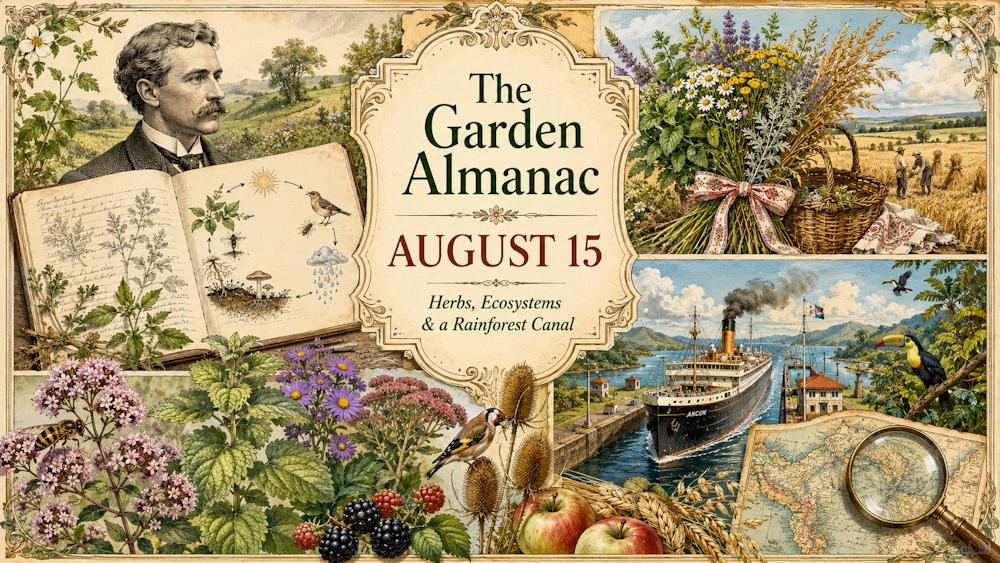 Garden Almanac for August 15