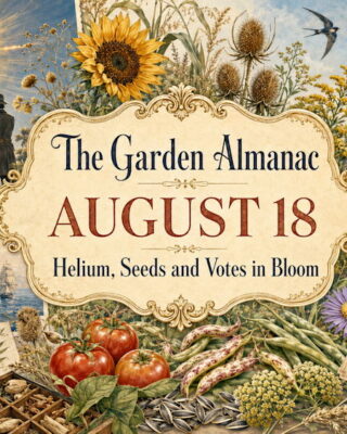 Garden Almanac for August 18