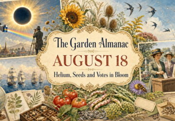 Garden Almanac for August 18
