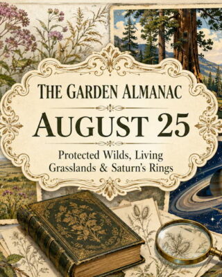 Garden Almanac for August 25