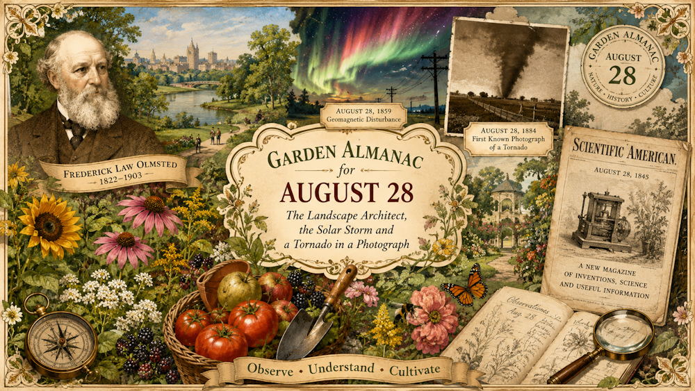 Garden Almanac for August 28