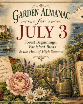 Garden Almanac for July 3