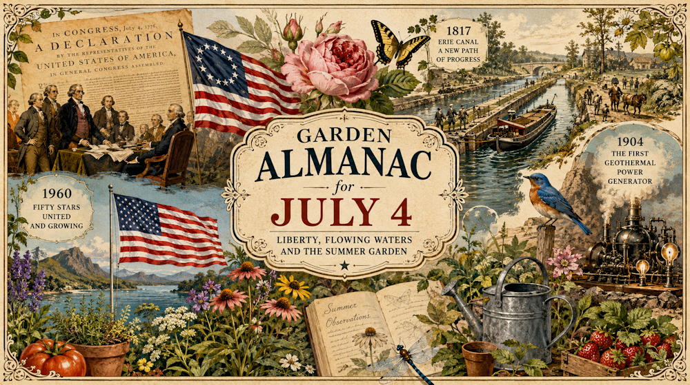 Garden Almanac for July 4