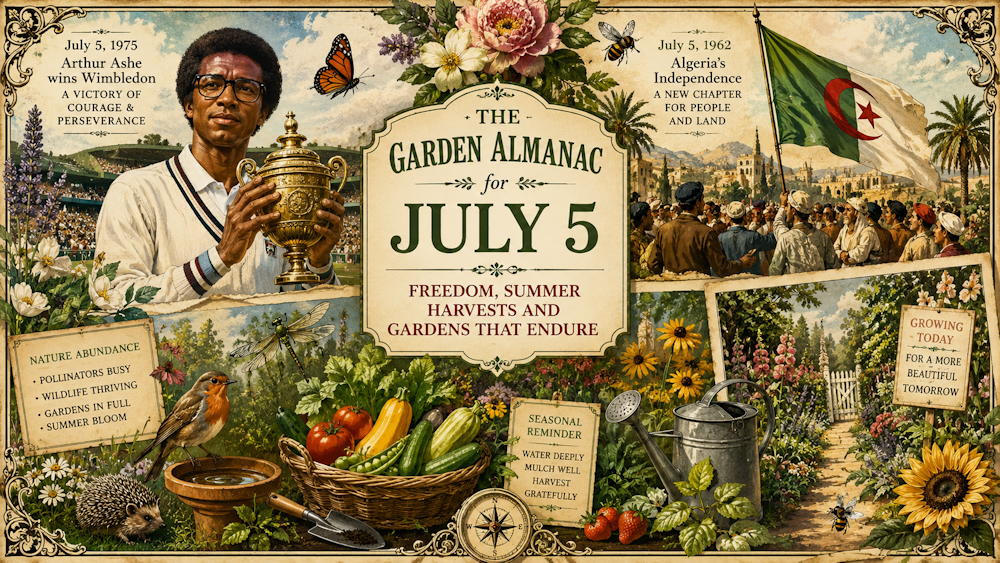 Garden Almanac for July 5