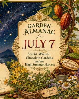 Garden Almanac for July 7