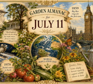 Garden Almanac for July 11