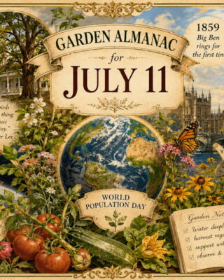 Garden Almanac for July 11