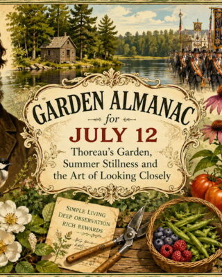 Garden Almanac for July 12