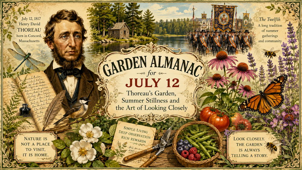 Garden Almanac for July 12