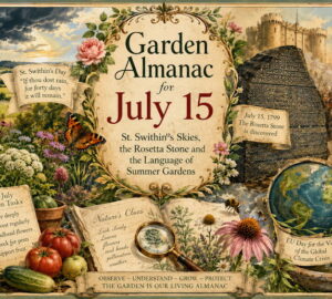 Garden Almanac for July 15