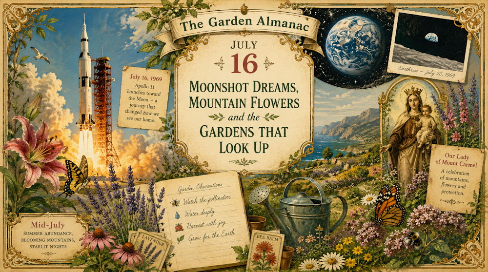 Garden Almanac for July 16