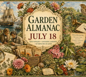 Garden Almanac for July 18