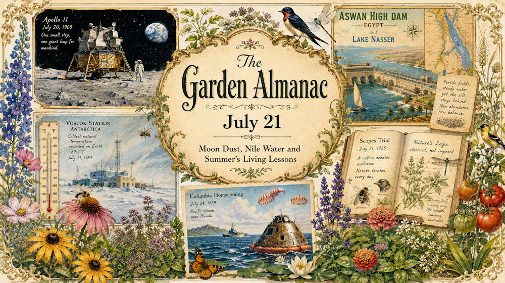 Garden Almanac for July 21