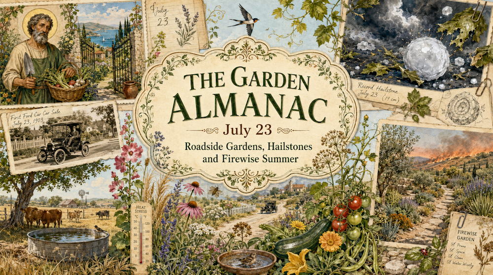 Garden Almanac for July 23