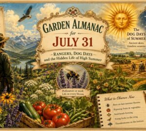 Garden Almanac for July 31