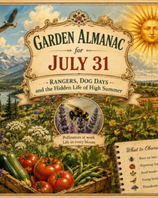 Garden Almanac for July 31