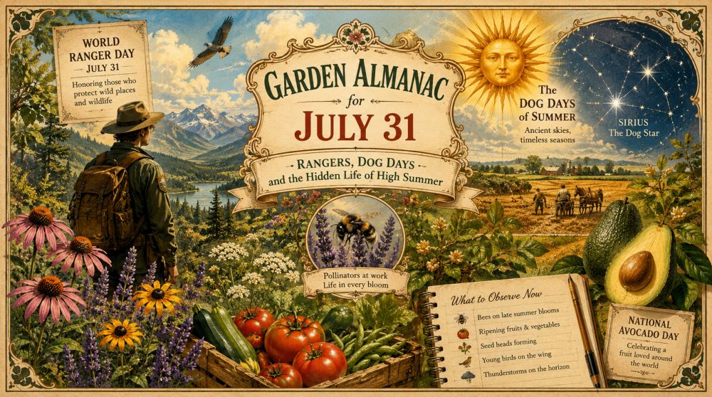 Garden Almanac for July 31