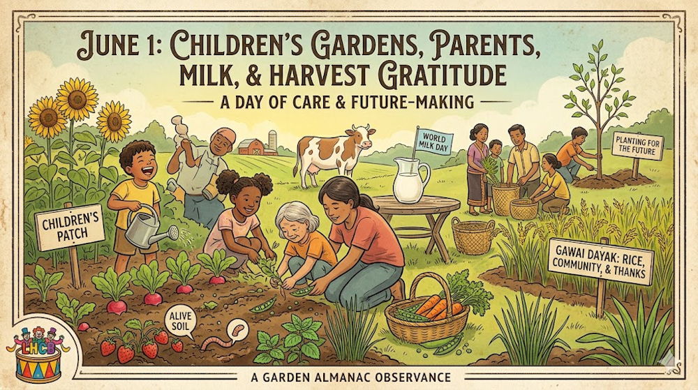 Garden Almanac for June 1
