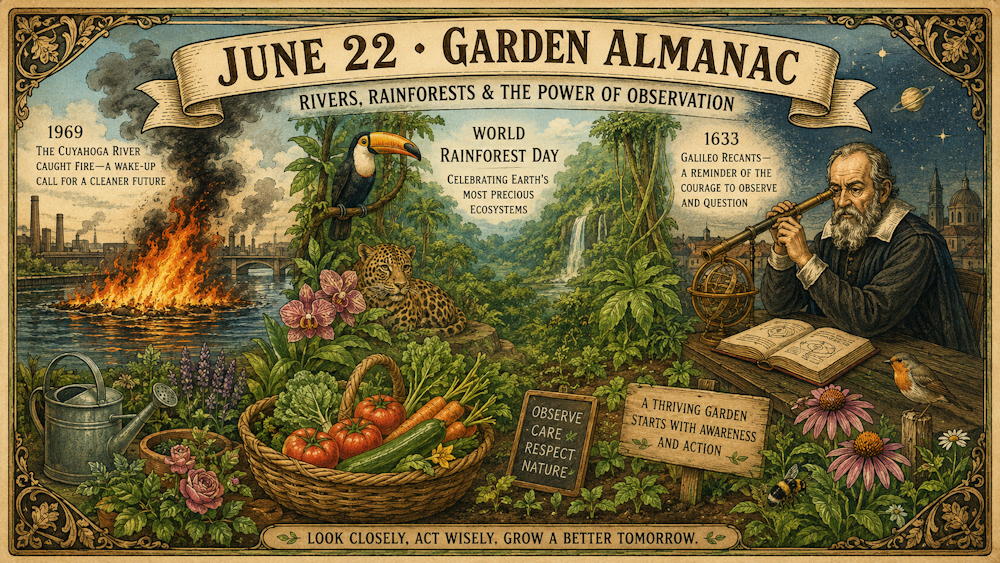 Garden Almanac for June 22