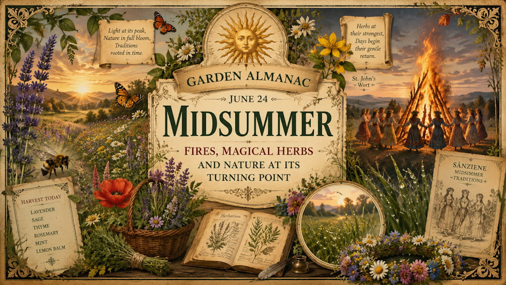 Garden Almanac for June 24