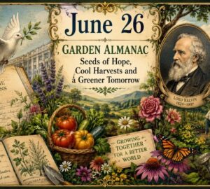 Garden Almanac for June 26: Seeds of Hope, Cool Harvests and a Greener Tomorrow