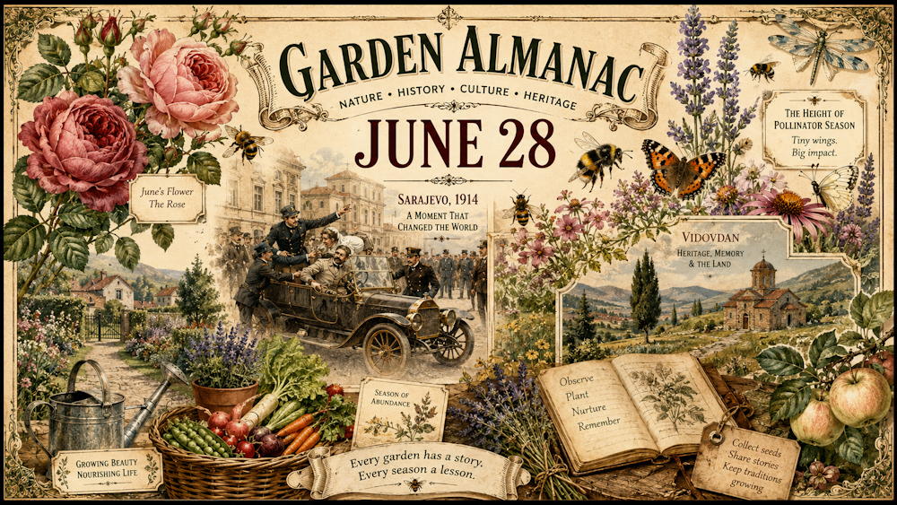 Garden Almanac for June 28