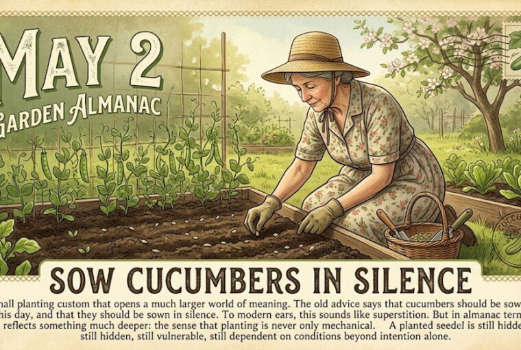 Garden Almanac for May 2