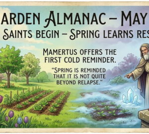 Garden Almanac for May 11