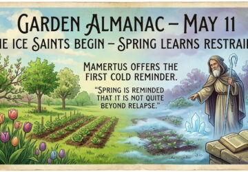 Garden Almanac for May 11