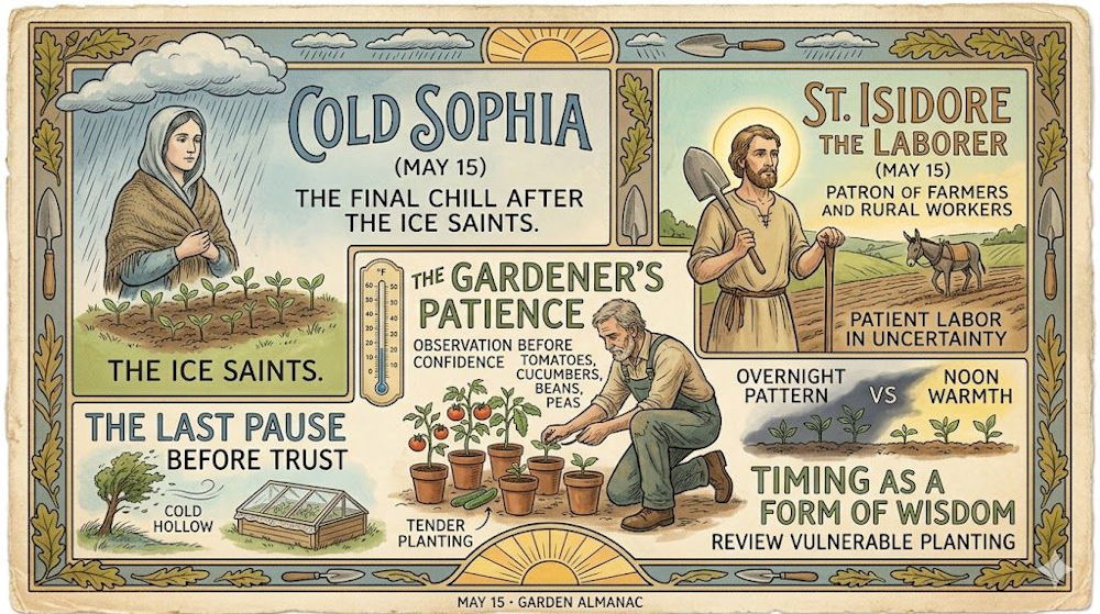 Garden Almanac for May 15