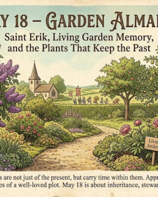 Garden Almanac for May 18