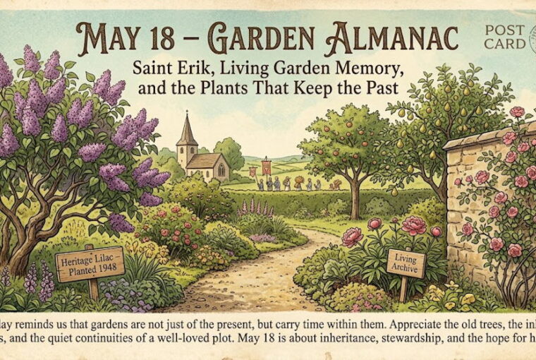 Garden Almanac for May 18