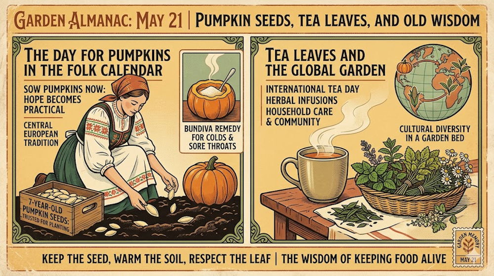Garden Almanac for May 21