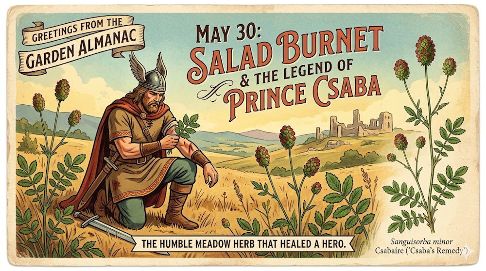 Garden Almanac for May 30