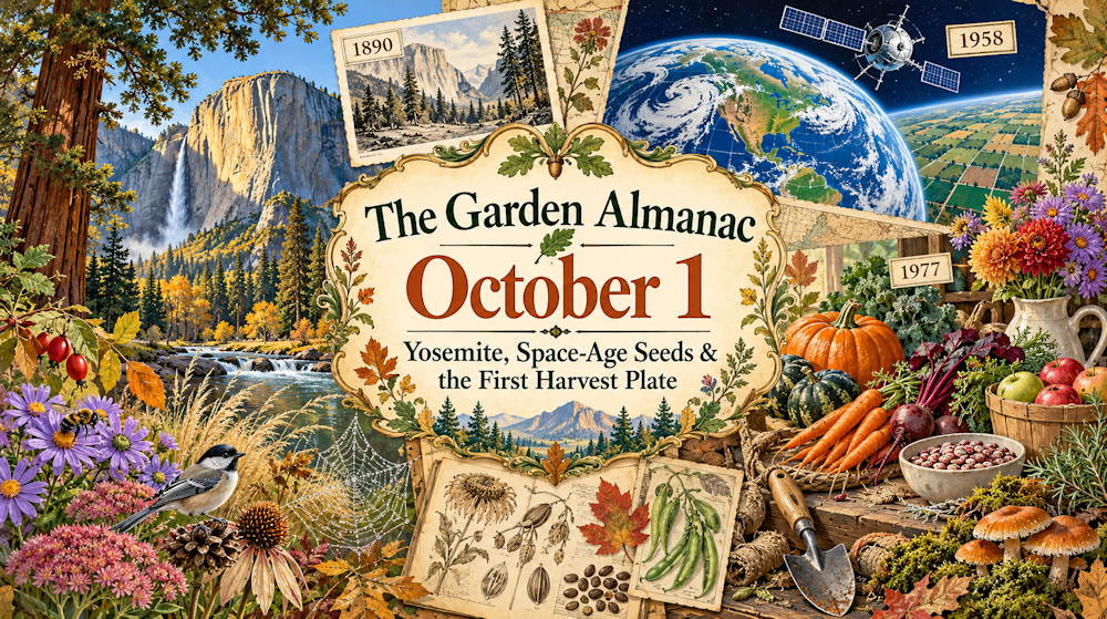 Garden Almanac for October 1