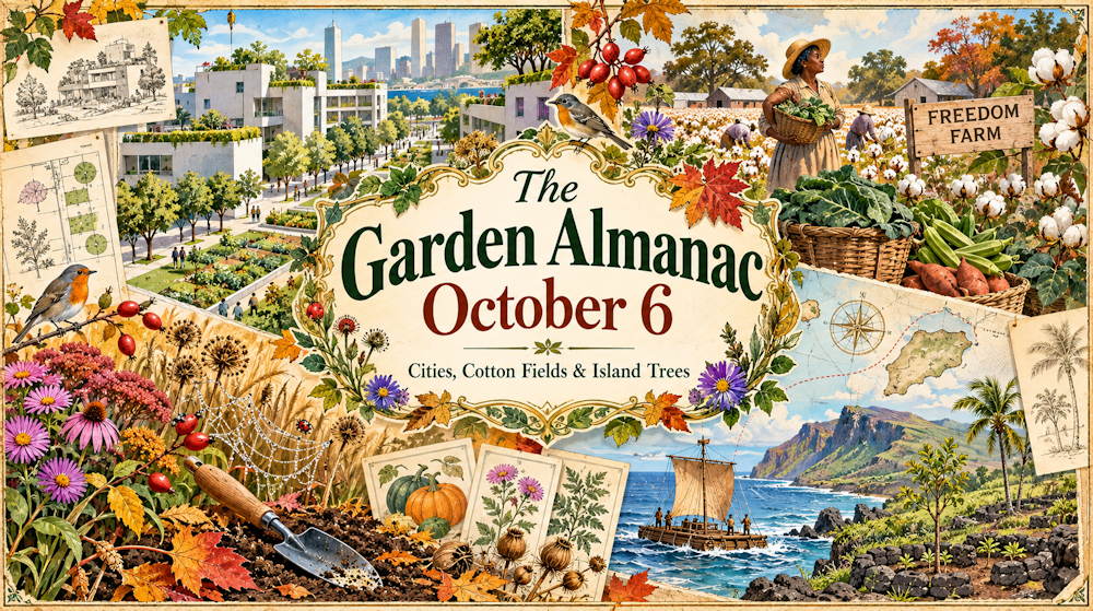Garden Almanac for October 6
