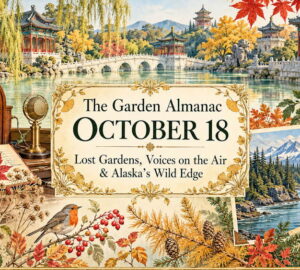 Garden Almanac for October 18
